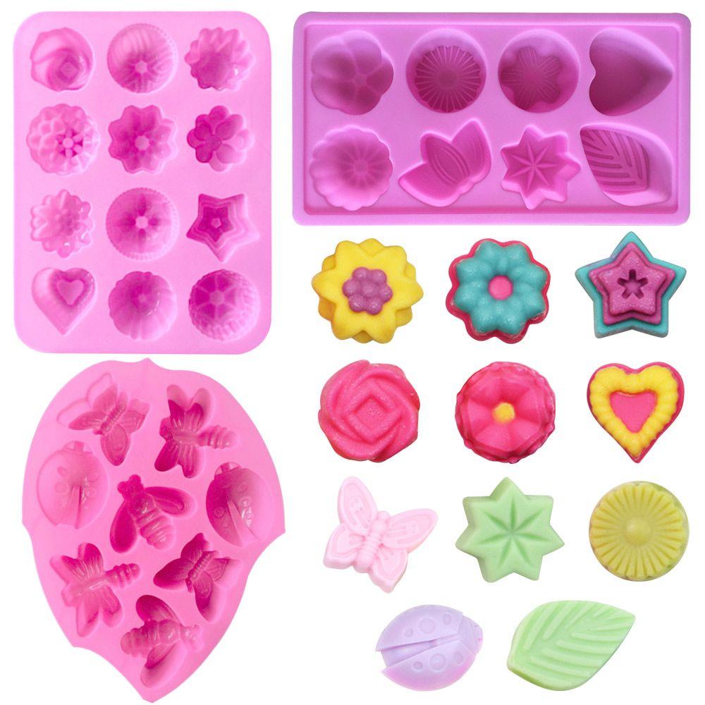 

Цветок DIY Craft 8/12 полости пудинг конфеты формы мыла принадлежности торта силиконовая форма для мыла