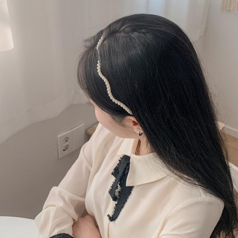 Wave Pearl Pearl Hair Band Headband