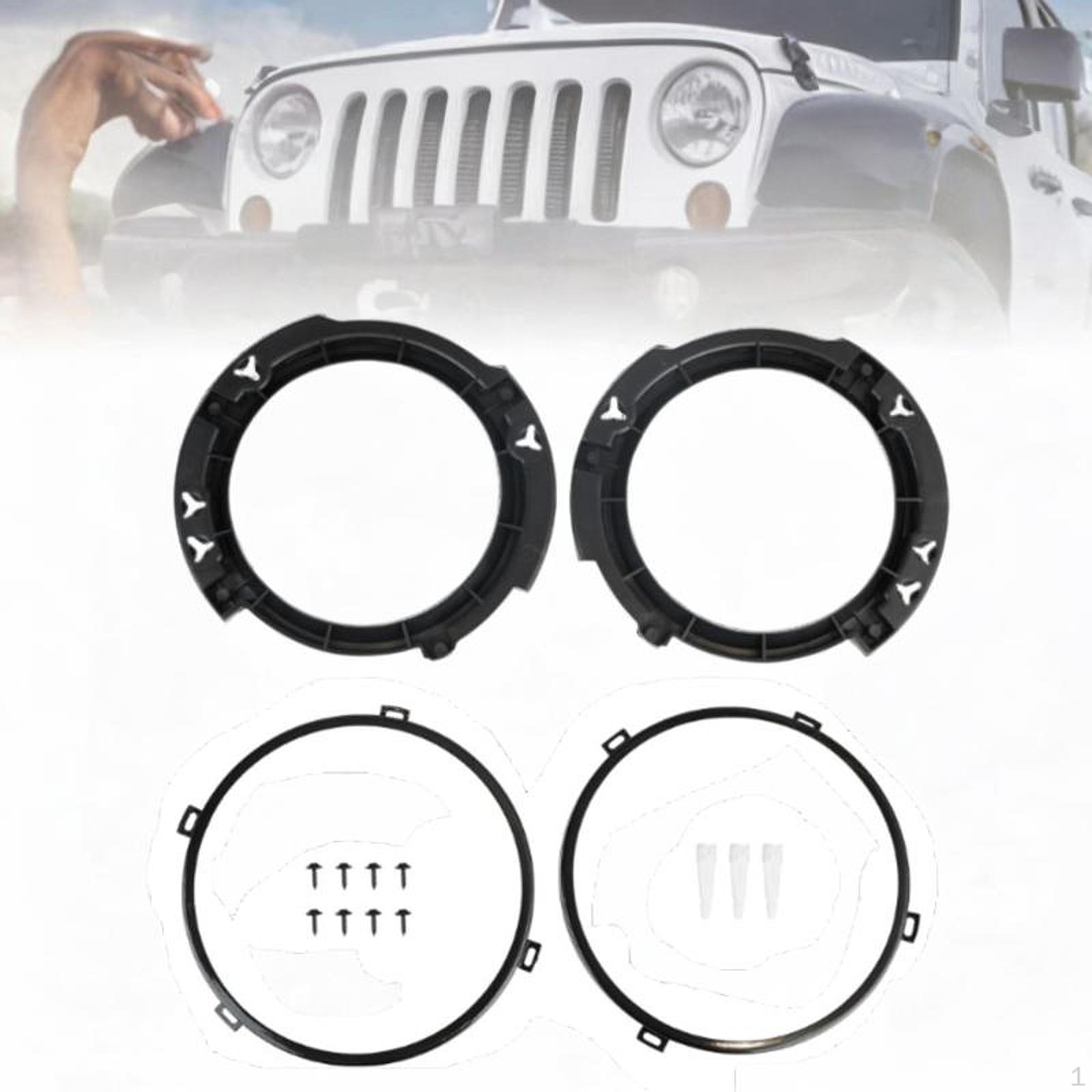 Headlight Metal Ring Replaces Part, Mounting Bracket Assembly