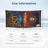 Floral Garden Theme Beach Towel Personalized Custom Name & Text Soft Quick Dry Beach Towel for Swimming Travel