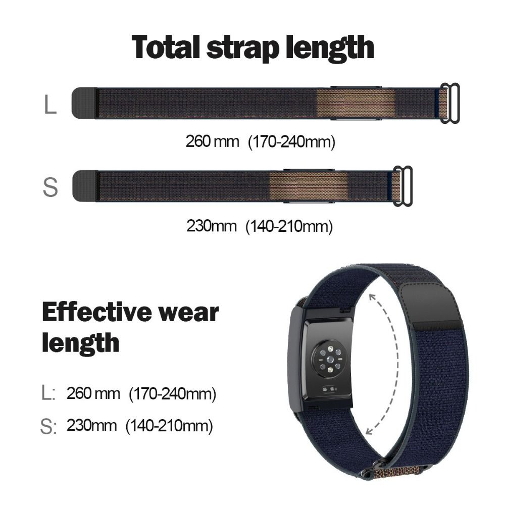 Nylon Sport Band Loop Design Replacement Wristband Fitness Tracker Strap for Amazfit Helio Strap