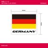 GERMANY Germany Deutschland Flag Sticker/Sticker for Clothing/Car Body Safe Heat Resistant//Lightproof/UV Protection/Japanese Quality PET