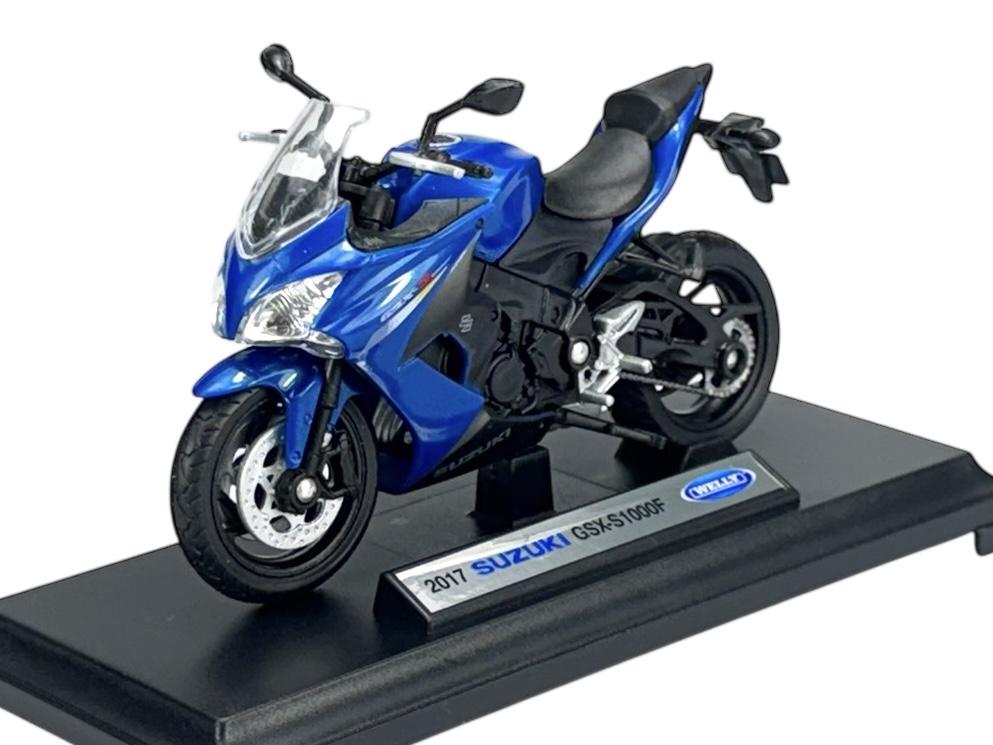 WELLY 2017 SUZUKI GSX-S1000F 1:18 12844