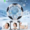 100 Stufen Geschwindigkeits-Handventilator LED-Display Smart Fan Turbo-Ventilator Tragbarer Turbo-Ventilator Reisegebrauch