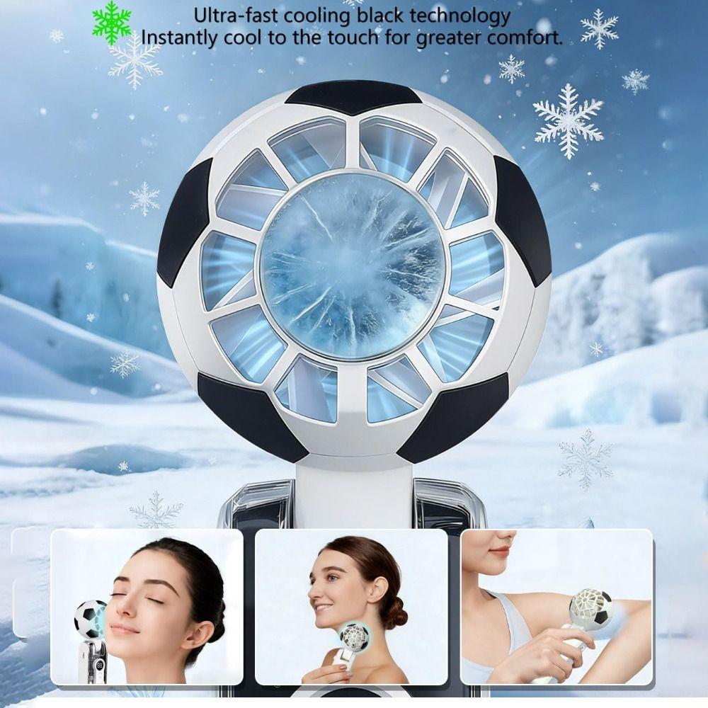 100 Stufen Geschwindigkeits-Handventilator LED-Display Smart Fan Turbo-Ventilator Tragbarer Turbo-Ventilator Reisegebrauch