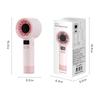 Compact USB Rechargeable High-Speed Digital Display Handheld Fan
