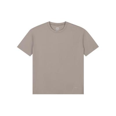 Round Neck Casual Sports Short Sleeve Printed T-Shirt Unisex Tops Gray 2203A209-250