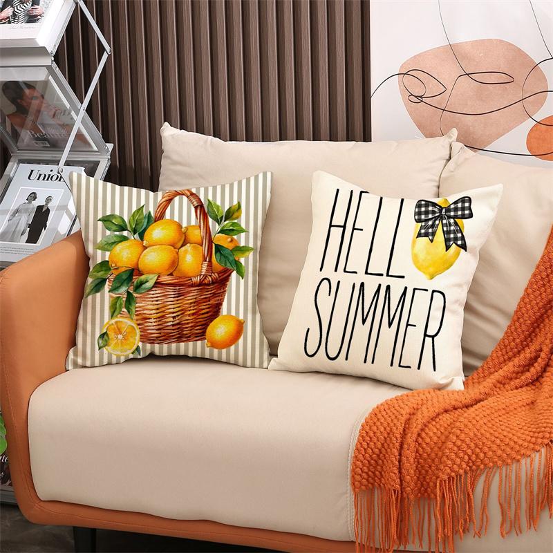 Outdoor Throw Pillow Covers 45x45cm Spring Summer Decorative Cushion Cases Home Decor Decorations for Couch Chair Sofa JAF091