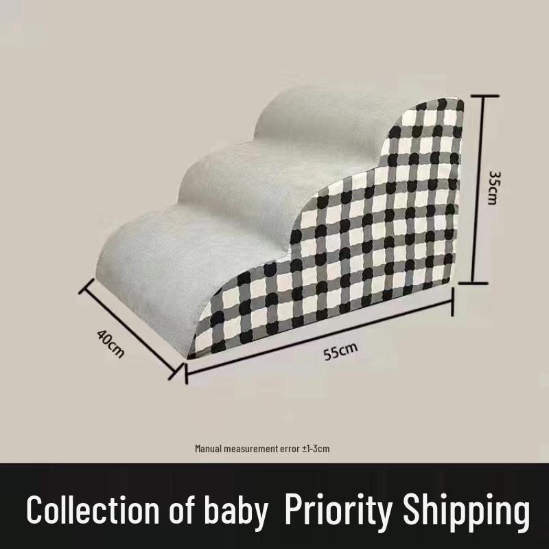 Pet Bedside Climbing Steps: Dog and Cat Ladder for Sofa or Bed