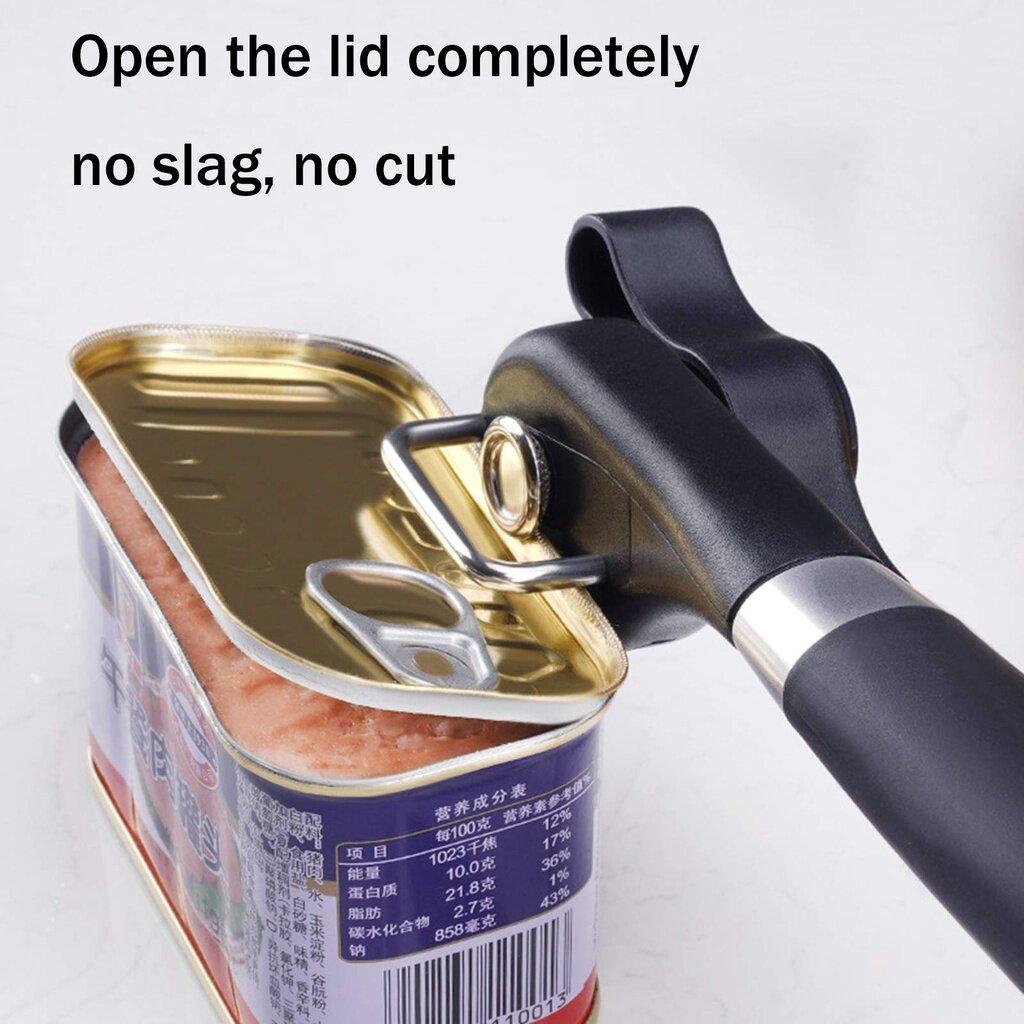 Can Opener Handheld Stainless Steel Manual Can Opener Kitchen Tool Simple Manual Metal Can Opener