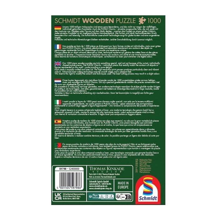 Schmidt Spiele - Puzzle en bois Paris pittoresque 1000 pcs - SCHMIDT