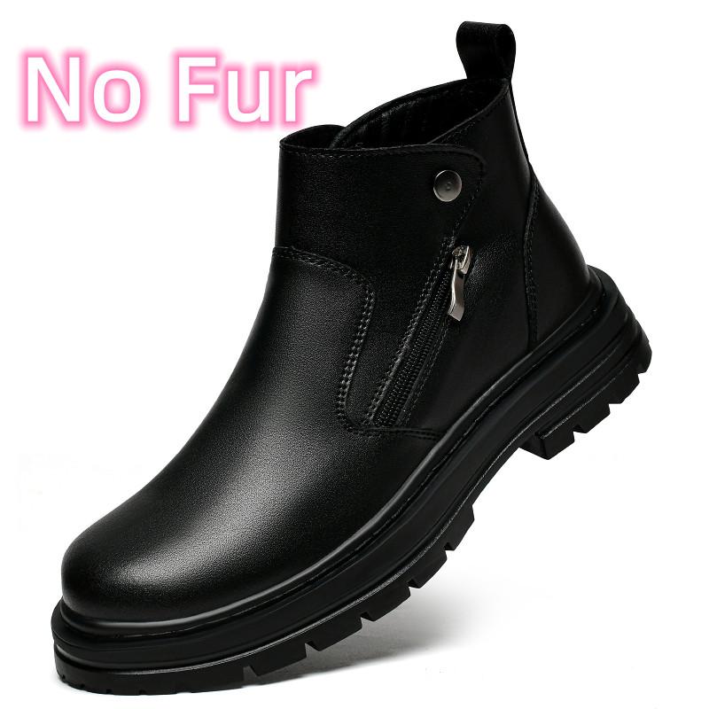 Fashion High Quality Mens Ankle Boots New Fashion Outdoor Boats Sneakers Man Non-Slip Motorcycle Boots Suede Leather Men High Top Shoes