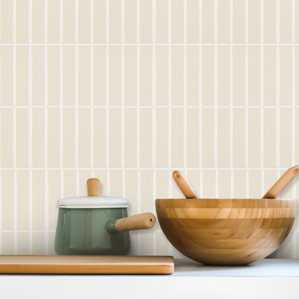 10pcs 3d Ceramic Wall Stickers Kitchen & Bathroom Backsplash Tile Decals Peel and Stick Waterproof Vinyl Wallpaper for Home Wall