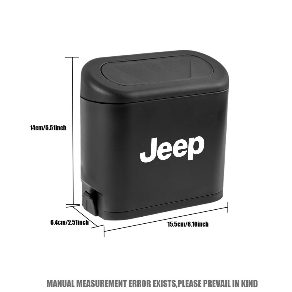 For Jeep Auto Door Seat Back Trash Bin Auto Organizer Storage Box Car Trash Can Garbage Rubbish Holder For Jeep Renegade Wran