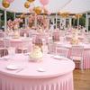 Washable Round Tablecloth Stretch Fitted Stain Resistant Stretch Tablecloth Elastic Ruffle Pleated Skirt Table Cover
