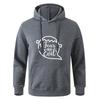 Black Gray Teens Autumn Long Sleeve Printed Hooded Sweatshirt Sportswear Hoodie