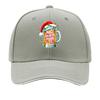 Its The Most Wonderful Time For A Beer Santa Christmas Sandwich Baseball Cap Sun Cap Outdoor Workouts Hat