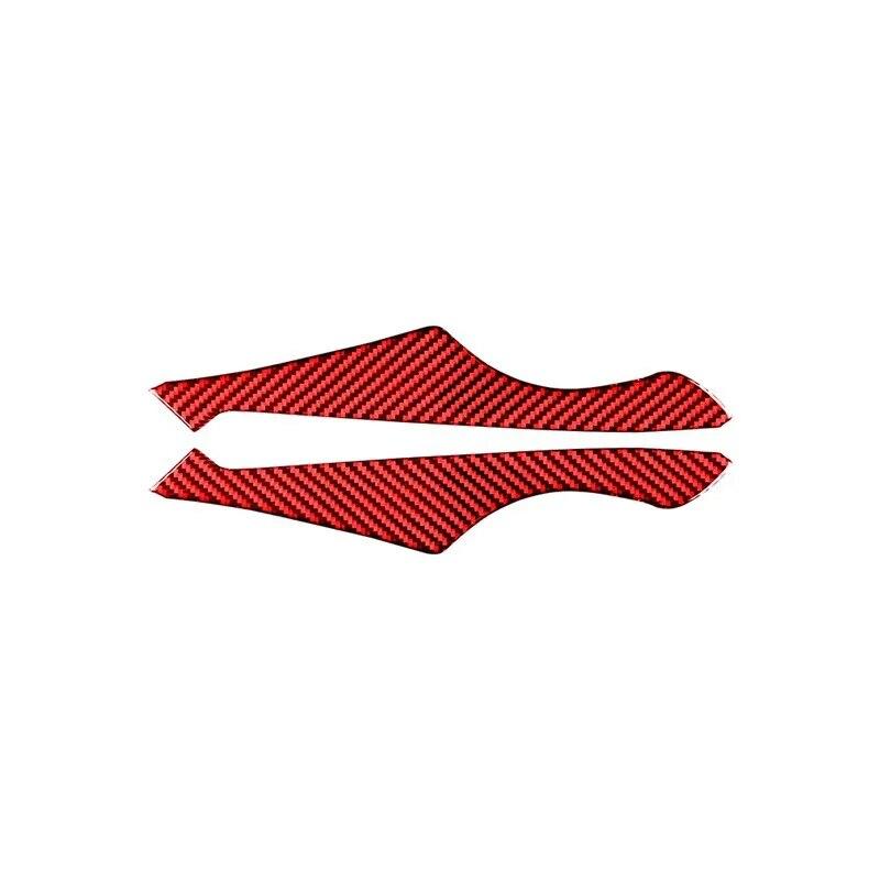 2pcs for Honda Civic 2022 Car Door Bumper Decoration Cover Trim Sticker Decal Auto Interior Accessories Carbon Fiber