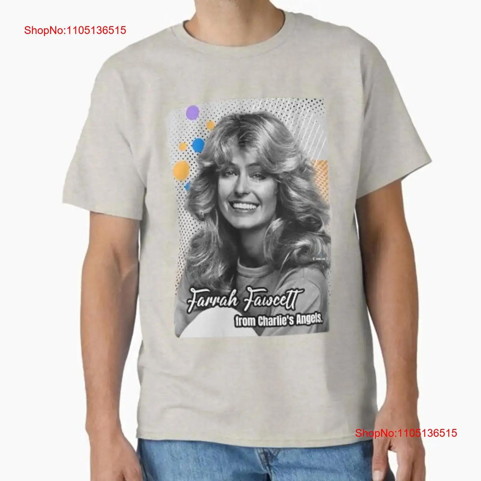 

Farrah Fawcett from Charlie s Angels Classic T Shirt Made in US AUS Size S 2XL vintage Washed Casual homme designer clothes 5XL різнокольоровий