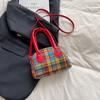 2025 Messenger Bag Plaid Portable Fashion Handbag Shoulder Bag Women
