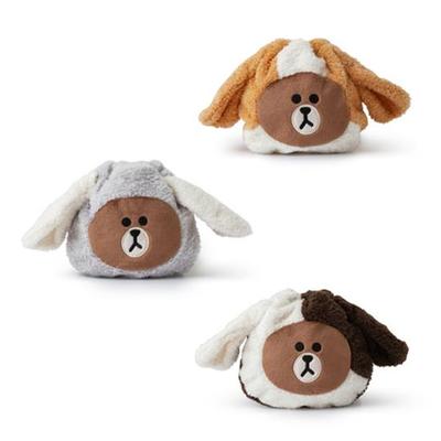 Puppy Brown String Doll Pouch