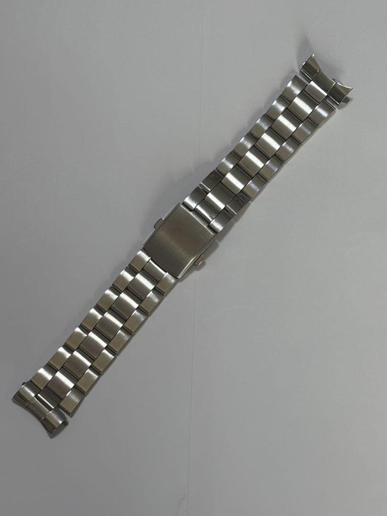 [USED] Large 22mm metal watch with tri-fold band