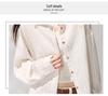 2026 Spring Women's Striped Cotton Linen Sun Protection Shirt - Loose, Long Sleeve, Mid-Length Outerwear Top