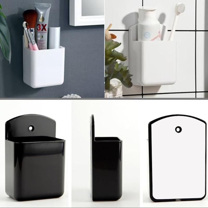 Pack of 6 ABS Plastic Wall Mounted Storage Boxes for Remotes Keys Multipurpose Use Various Locations