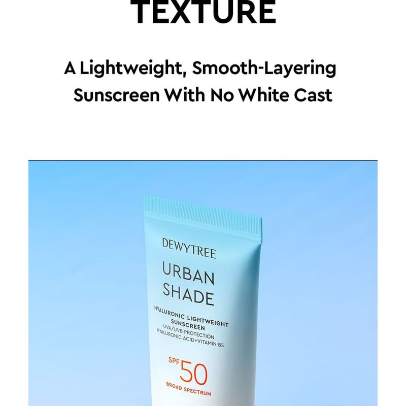 DEWYTREE - Urban Shade Hyaluronic Lightweight Sunscreen