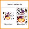 Halloween Window Cling Stickers for Kindergarten & Store Decor
