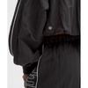 Lululemon Crinkle Nylon Track Jacket  Wordmark Black White