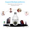 Wireless Light Bulb Surveillance Camera 360 Degree Panoramic Smart High-Clear Light Bulb