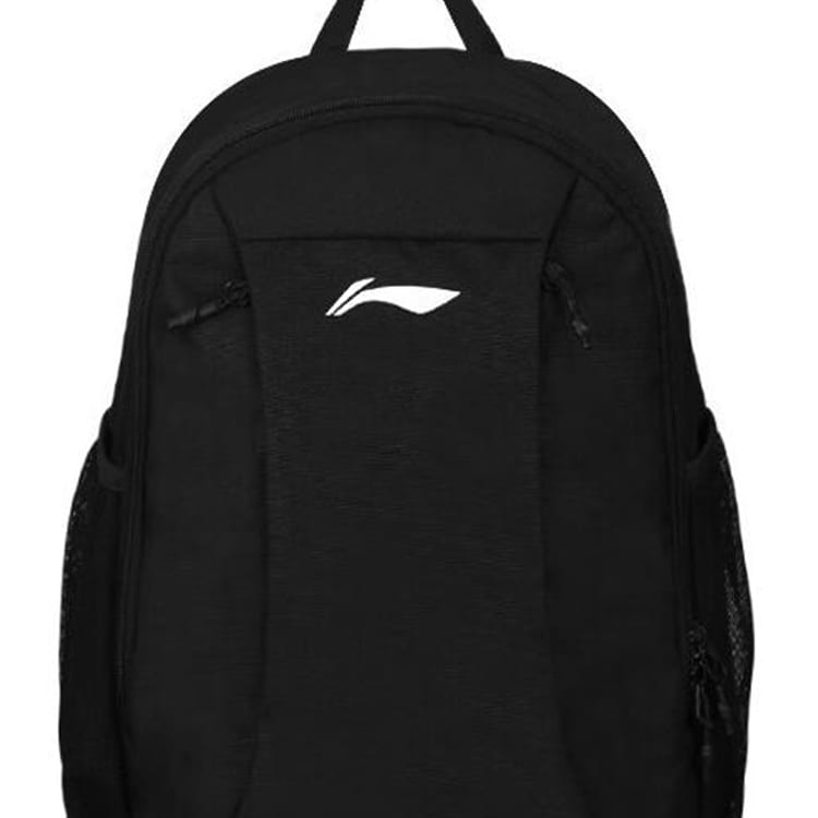 Li Ning Polyester Backpack Unisex Black ABSU069-1