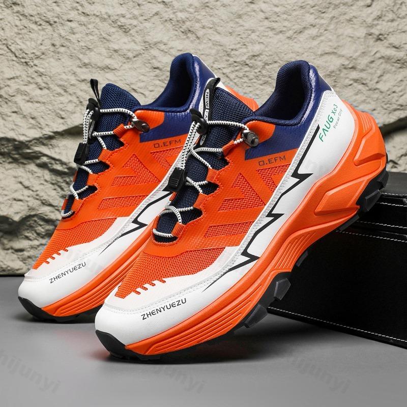 Fashion 2025 Spring Men's Versatile Leisure Outdoor Hiking Sports Shoes Breathable Soft Soled Casual Shoes Comfortable Fashion Sneakers