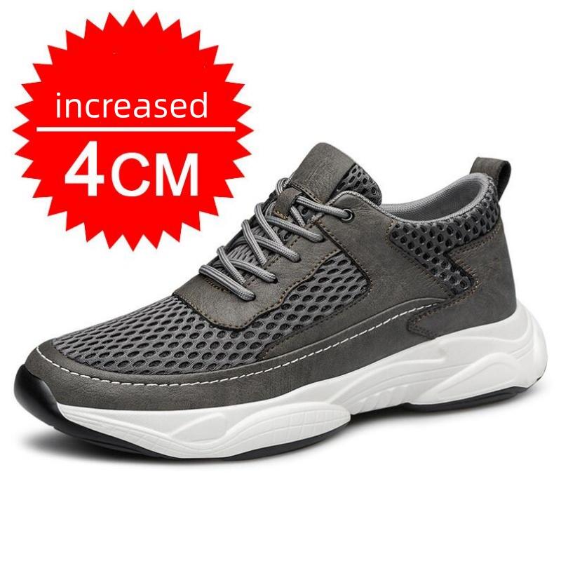 2026 Man Elevator Shoes Lift Sneakers Men Sports Height Increase Insole 8cm10cm Leisure Fashion Summer Sports Heightening Shoes