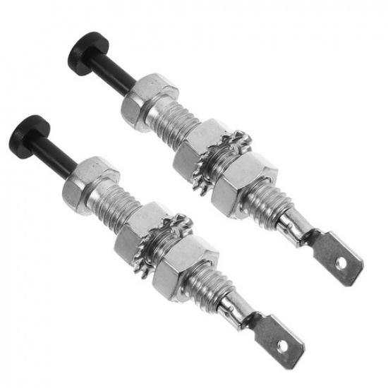 2 Pcs Adjustable Door Switch Auto Pin Light Car Bonnet Alarm Hood