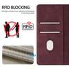 Wallet Case for Galaxy S25 Ultra - Leather/PU, Wine