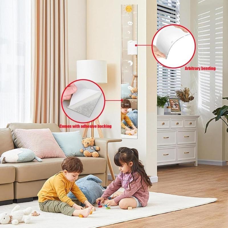 

Children Height Measuring Growth Chart Mirror with Decorative Sticker for Wall China Mainland