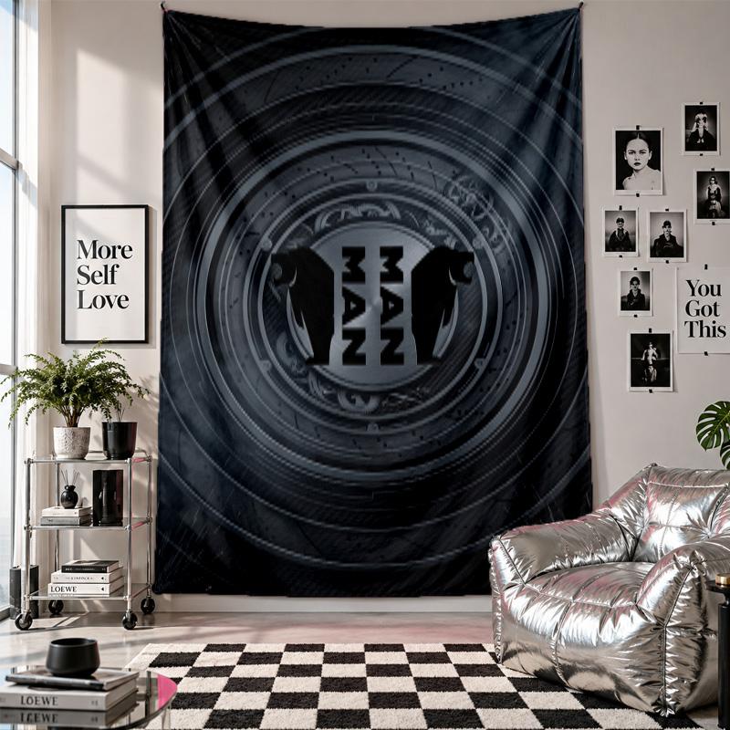 man truck Wall Tapestry Home Decor Wall Hanging Cloth for Bedroom Living Room Background