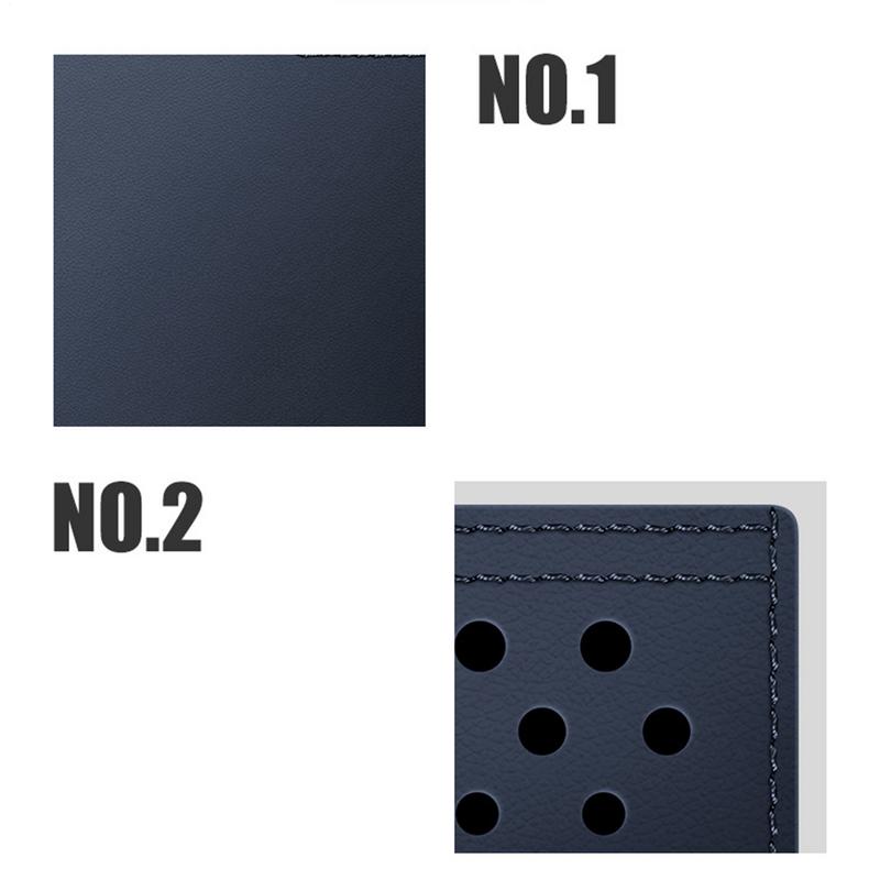 Car Phone Pocket Leather Car Pocket Pouch Multifunctional Car Side Pocket Organizer Leather Adhesive Car Pocket Pouch For Cell
