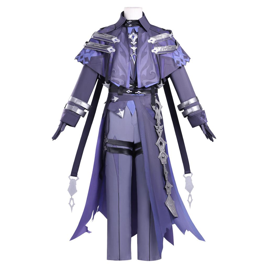 Disfraz de Cosplay de Flins de Genshin Impact con Tejido de Poliéster para Role Play de Anime