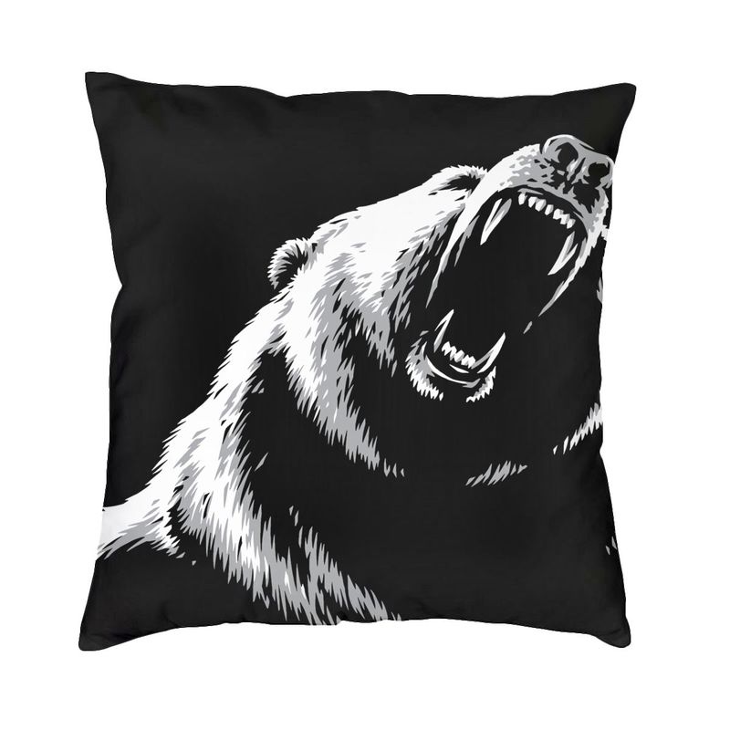 Custom Wolf Tree Pillow Case 45X45Cm Decoration Kawaii Animal Cushions For Sofa Square Pillowcase