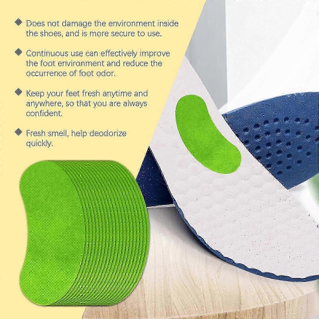 Ximonth insole deodorant patch, deodorant, sweat absorption, moisture-proof, fresh smell, comfortable fit, foot insole