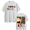 Bruno Mars The Romantic Album Tour T-shirts Man Woman T-shirt Short Sleeve Casual Loose Oversized T-shirts