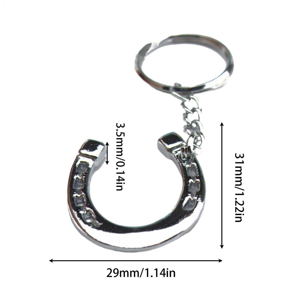 Брелок Подкова на удачу Подвеска для рюкзака Подкова Модный сплав цинка Удача Животное Нога Брелок Орнаменты Виджеты
