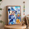 Disney Wedding Pluto Oil Paint Hand Painting Kit Decoration Classic Style Home Decor Gifts For Couple Artworks DIY Wall Craft Painting
