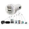 5V 2.1A/1A Portas USB Duplas Adaptador de Carregador de Carro Carregamento Automático para Telefone