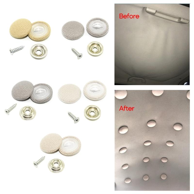 Automobile Ceiling Headliner Button Repair Kit Auto Roof Snap Pins Retainer Fastener Clip for Car Roof Fixed Truck 10pcs