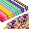 27 Farben 540 Blatt Kombinations-Kit Doppelseitig Bunt Glücksstern Origami-Streifen DIY Handkunst Handwerk Kreativität Feiertagsgeschenk