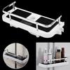 Bathroom Shower Storage Rack Organizer No Drill Lifting Rod Shower Head Holder Shampoo Tray